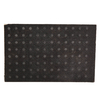Perforated sound absorbing plate